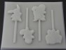 543sp Pokerman Go Friends Chocolate or Hard Candy Lollipop Mold